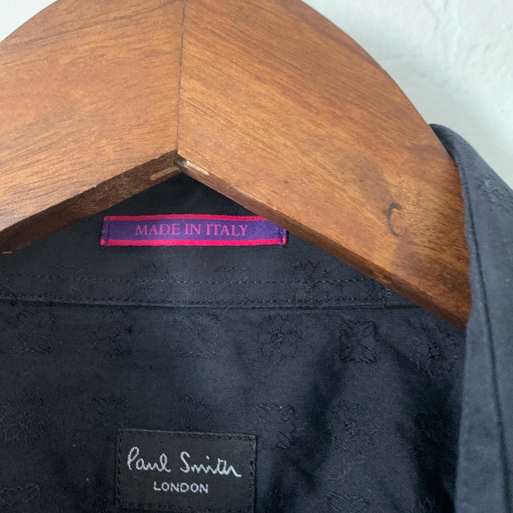Paul Smith Black Long Sleeve Button-Up Shirt - Picture 3 of 10